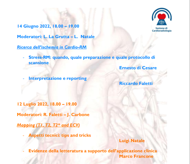 Programma formativo completo 2022 - Sezione CARDIORADIOLOGIA SIRM 6