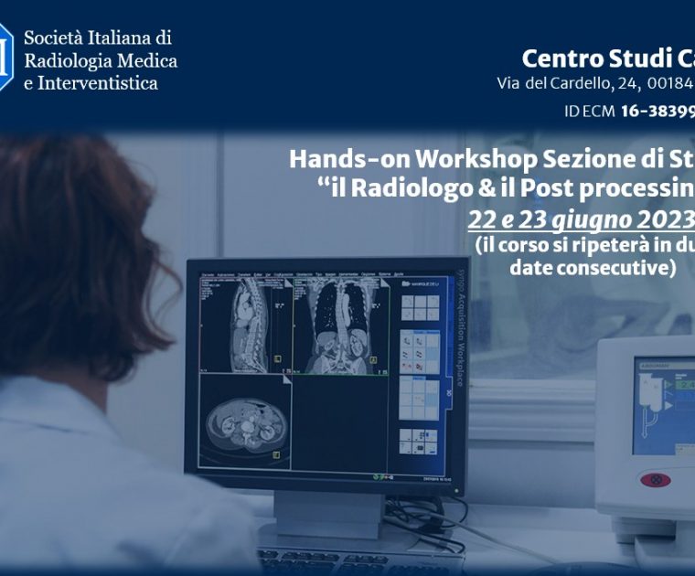 Workshop “il Radiologo & Post processing TC” 13 Workshop Cardello TC 1