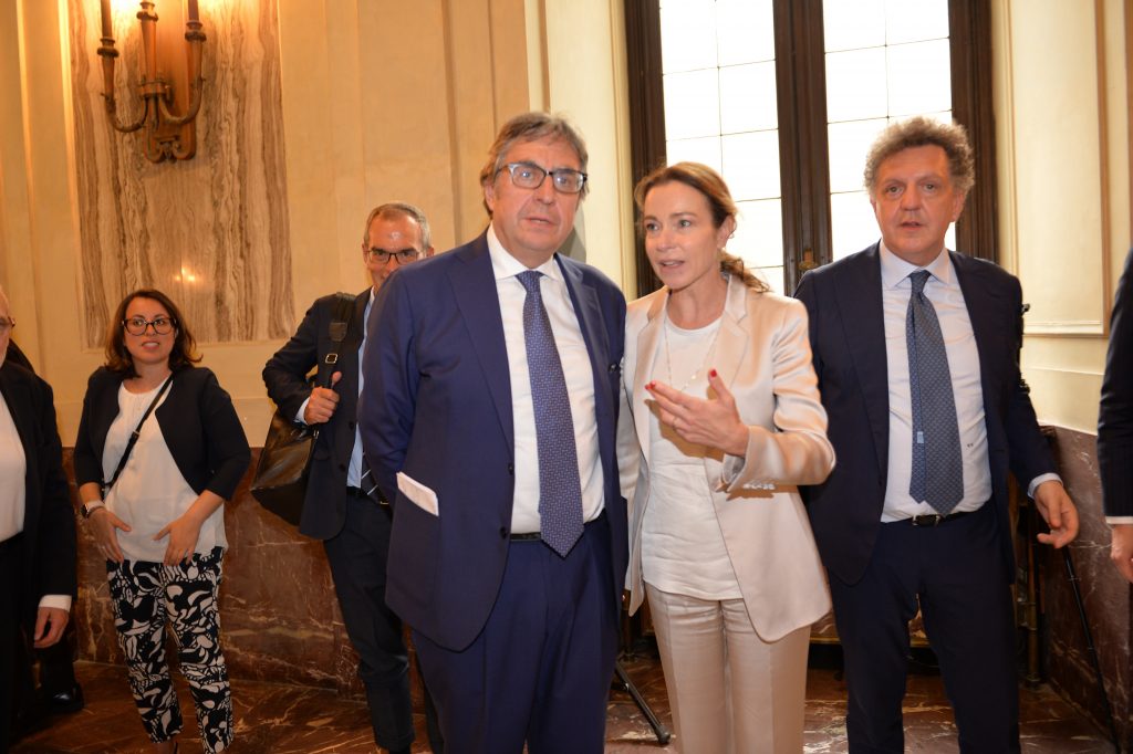 Presidente con Stefania Rocca