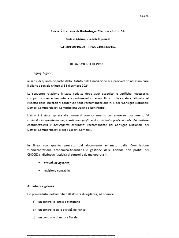 Webinar 2 Bilancio 2024 relazione